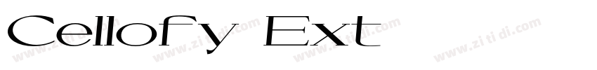 Cellofy Ext字体转换